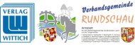 Logo mit Aufschrift Verlag Wittich und Verbandsgemeinde Rundschau